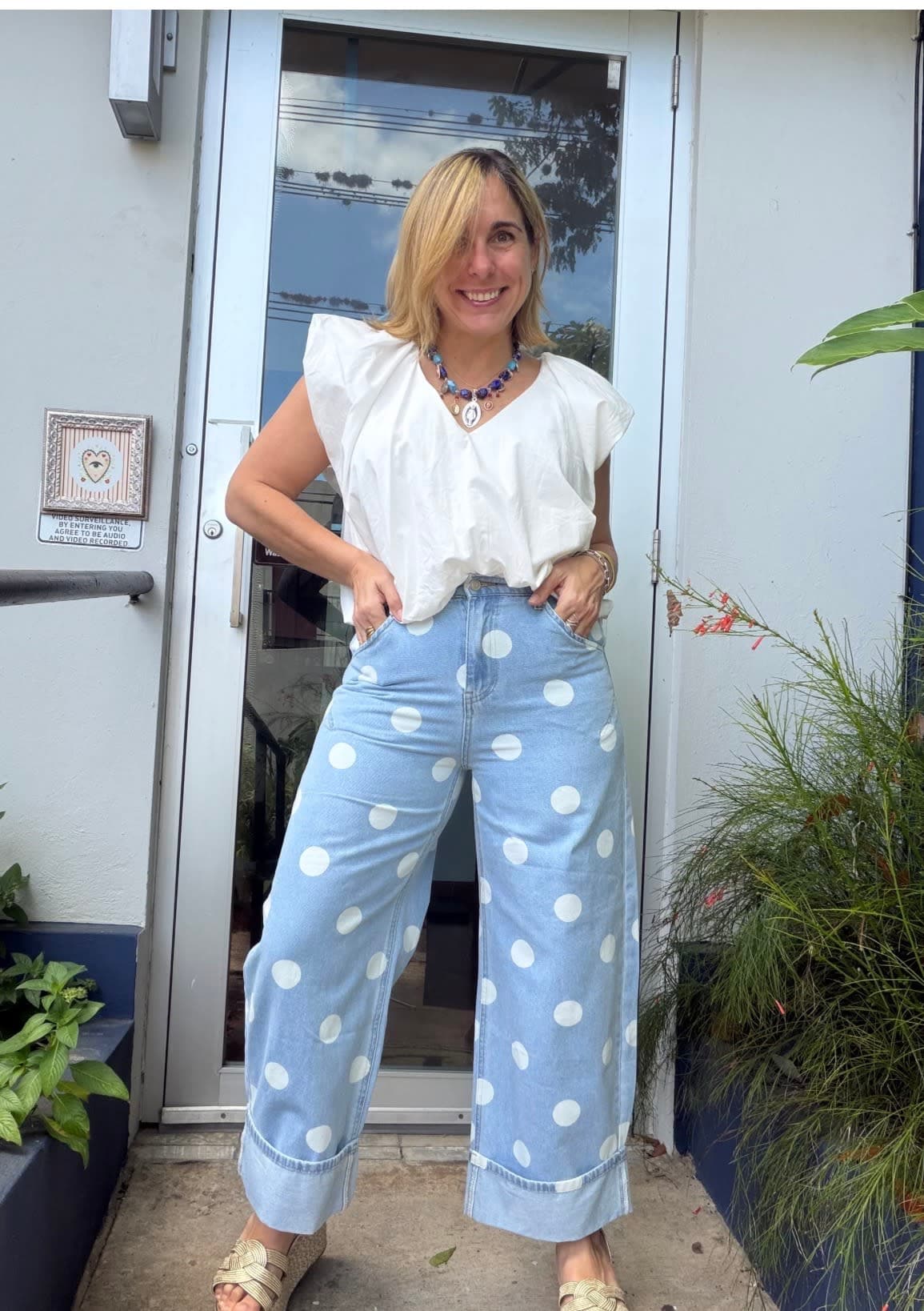 JEANS POLKA DOTS 